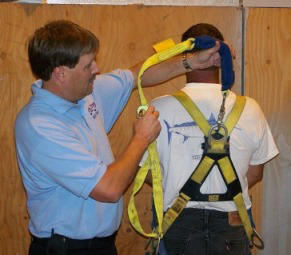 Rex showing Fall Protection